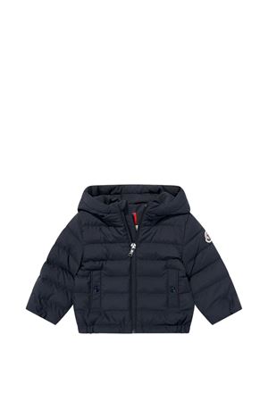 blue polyester jacket MONCLER KIDS | L19511A00024597YW778